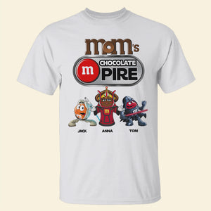 Personalized Gifts For Mom Shirt Mom's Chocolate Mpire 04qhtn080324 - 2D Shirts - GoDuckee