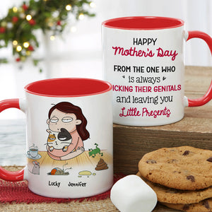 From The One Who Is Always Licking Their Genitals, Personalized Mug, Gift For Cat Lovers - Coffee Mug - GoDuckee