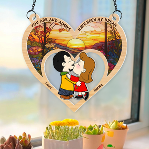 Personalized Gifts For Couple Suncatcher Ornament 03kapu091224hg-Homacus