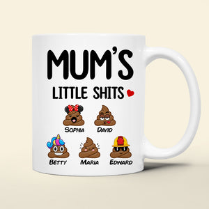 Personalized Gifts For Mom Drinkware Family Little Shit 05DTDT010324 - Drinkware - GoDuckee