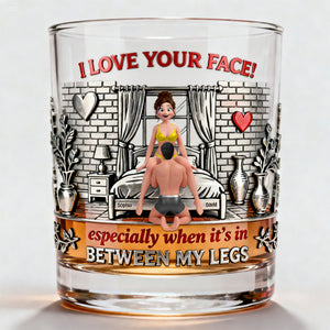 Personalized Funny Valentine Gifts For Him 11oz Round Glass 04ohtn210126 - Glass - GoDuckee