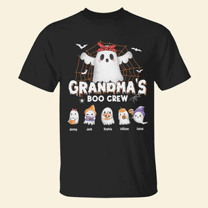 Grandma's Boo Crew Personalized Horror Shirt, Gift For Grandma, Family Gifts - Shirts - GoDuckee