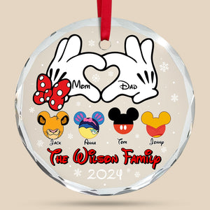 Personalized Gifts For Family Ornament, Cartoon Character 03natn190824 - Ornament - GoDuckee