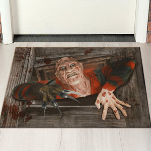Gift For Horror Movie Lover, Personalized Doormat, Halloween Slasher Doormat, Halloween Gift 01QHXX160823 TT - Doormat - GoDuckee