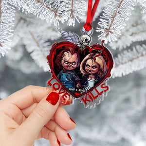 Couple Love Kills 03ohhn271023 Personalized Ornament - Ornament - GoDuckee