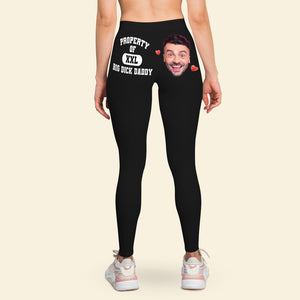 Wife Property Of Big Daddy 02httn081223 Personalized Hollow Tank Top +Leggings - AOP Products - GoDuckee