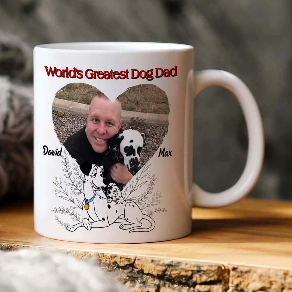 Custom Mugs Dear Dog Dad Mug Father's Day Dog Dad Coffee Cup