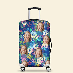 Custom Photo Gifts For Friends Luggage Cover 03ACDT040724 - Luggage Covers - GoDuckee