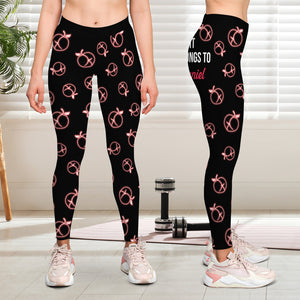 Personalized Gifts For Girlfriend Leggings Stop Staring At My Butt - Shorts and Pants - GoDuckee