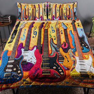 Gifts For Guitar Lovers Quilt Bed Set 05qnqn301024 - Blanket - GoDuckee