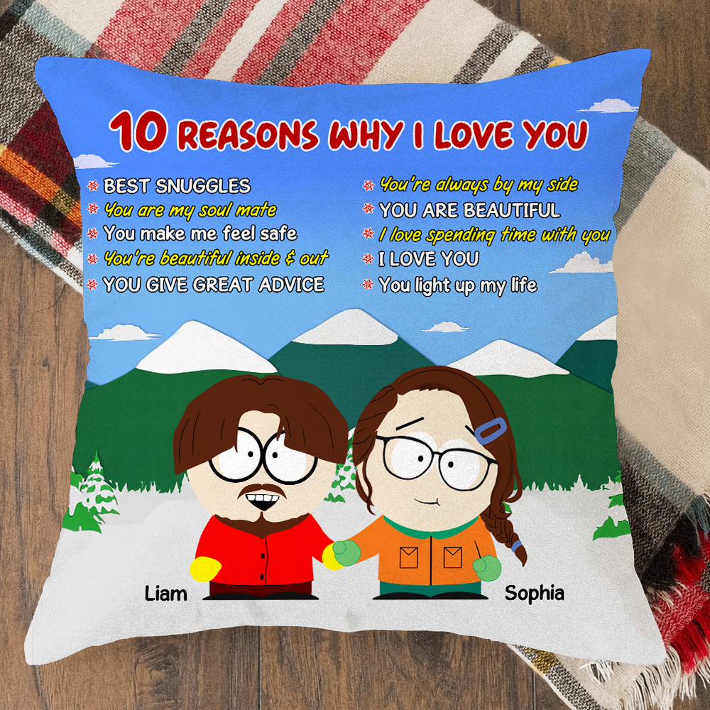 Personalized Gifts For Couple Pillow Winter Christmas 03XQPU051124 - Pillow - GoDuckee