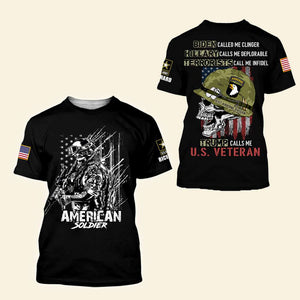Personalized Gifts For Veteran 3D Shirt 02ACQN210624 - 3D Shirts - GoDuckee