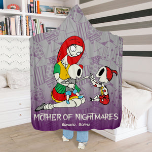 Personalized Gifts For Mom Wearable Blanket Hoodie Midnight Family 04QHDT050324 - Blankets - GoDuckee