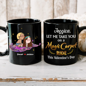 Personalized Gift For Couple Mug Let Me Take You On A Ride 02HTHN110124HH - Coffee Mug - GoDuckee