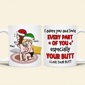 Personalized Gifts For Couple Christmas Coffee Mug 03NATN181124HH - Coffee Mug - GoDuckee