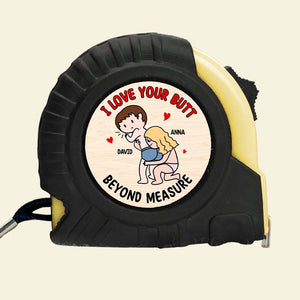 Personalized Gifts For Couple Tape Measure I Love Your Butt 01natn240524hh - Tape Measures - GoDuckee