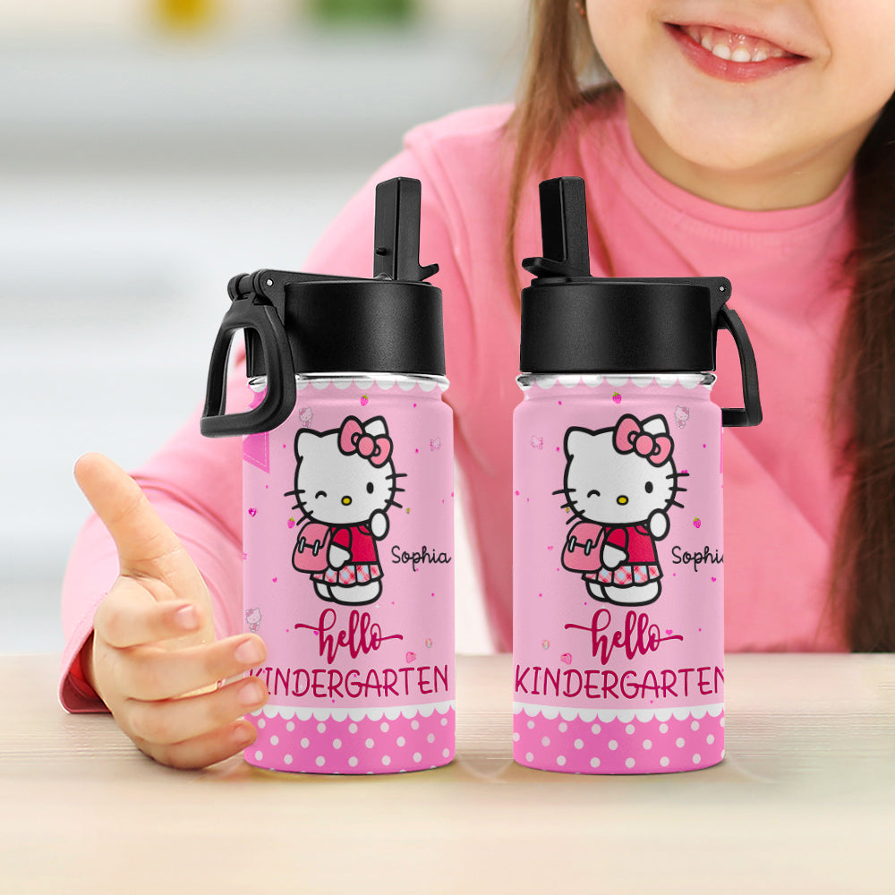 Personalized Gifts For Kid, Cute Cat Kid Tumbler 03PGDC180724 - Tumbler Cup - GoDuckee