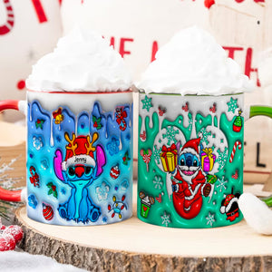 Personalized Gifts For Lovers Cartoon Couple Christmas Coffee Mug 03HUDT291024 - Coffee Mug - GoDuckee