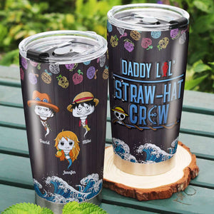 Personalized Gift For Couple Tumbler Daddy Lil Crew 06KAHN080124HA - Tumbler Cup - GoDuckee