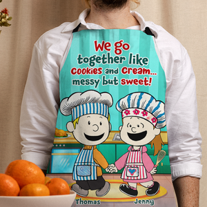 Personalized Gifts For Couple Aprons 01ohpu211224 - Aprons - GoDuckee