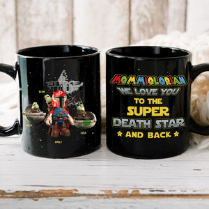 Personalized Gifts For Mom Coffee Mug We Love You To The Super Star And Back 01HTHN200324 - Coffee Mugs - GoDuckee