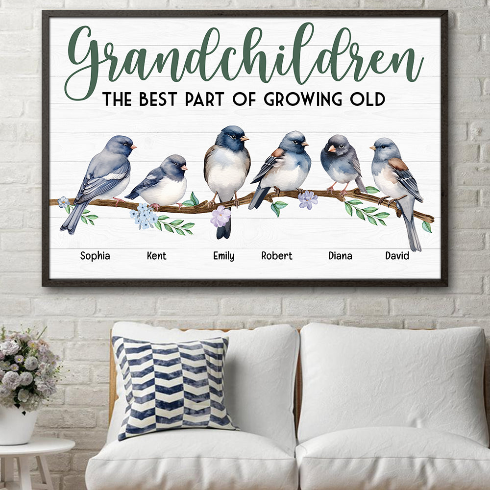 Grandma Grandchildren The Best Part 03naqn240723 Personalized Canvas Print - Poster & Canvas - GoDuckee