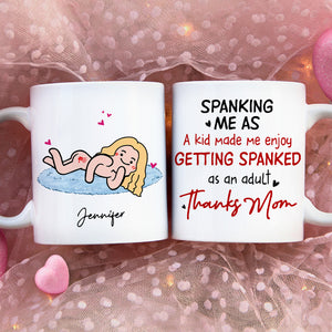 Personalized Gifts For Mom Coffee Mug Spanking Me As A Kid - Coffee Mugs - GoDuckee