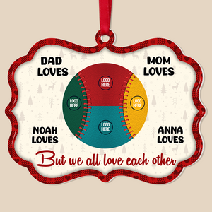 Personalized Gift For Baseball Lover Christmas Ornament 03HUPU101024 - Ornament - GoDuckee