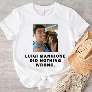 Gifts For Luigi Mangione Shirt Luigi Mangione Did Nothing Wrong 03ACXX111224 - Shirts - GoDuckee