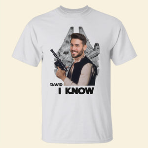 I Love You - I Know, Funny Custom Couple Face Shirt, Gift For Couple - Shirts - GoDuckee