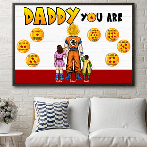 Daddy You Are Strong Cool Smart 07qhqn290523hh Personalized Canvas Print - Poster & Canvas - GoDuckee