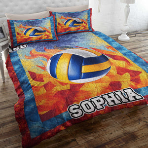 Personalized Gift For Sport Lover Quilt Bedding Set Special Line 02HUDT051224 - Blanket - GoDuckee