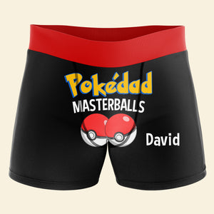 Personalized Gifts For Him Men's Boxers Masterballs 01OHTN150124 Valentine's Gifts For Husband - Boxers & Briefs - GoDuckee