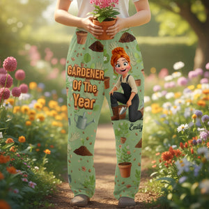 Garden Girl Pajama Pants - Personalized Gifts For Gardeners 05naqn130126 - Pajama Pant - GoDuckee