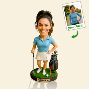 Golf Champion Acrylic Plaque Custom Photo Gifts For Golf Lovers 01PATA250825 - Shaped Plaques - GoDuckee