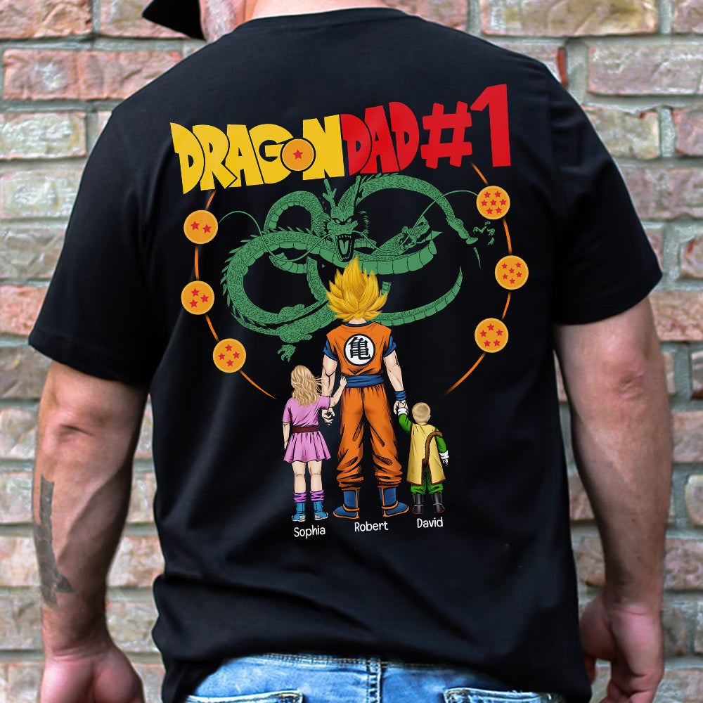 The #1 Dad 02dnqn310523hh Personalized Shirt - Shirts - GoDuckee