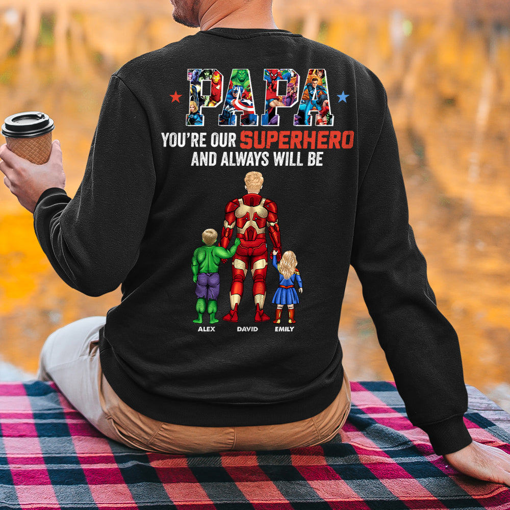 Gift For Father's Day Personalized Family Dad Papa Shirt 062NAHN040523TM - Shirts - GoDuckee