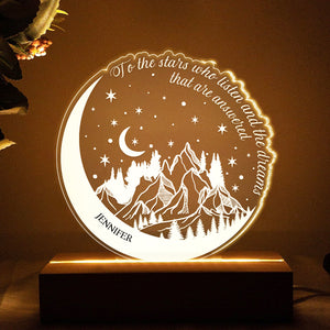 Personalized Gift For Book Lover LED Light To The Stars Who Listen 06NAHN150124 - Led Night Light - GoDuckee