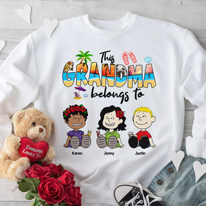 Personalized Gifts For Grandma Shirt Beach Summer With Kids 03xqpu140125pa - Shirts - GoDuckee