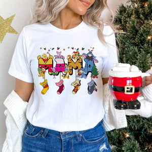 Personalized Gifts For Grandma Cartoon Christmas Shirt 03XQDT251024 - Shirts - GoDuckee