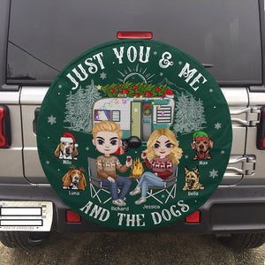 Camping Couple You & Me And The Dogs 03naqn111023hh Personalized Tire Cover - Tire Cover - GoDuckee