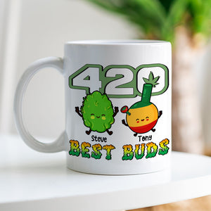 Best Buds- Gift For Friends-Personalized Coffee Mug- Friends Coffee Mug - Coffee Mug - GoDuckee