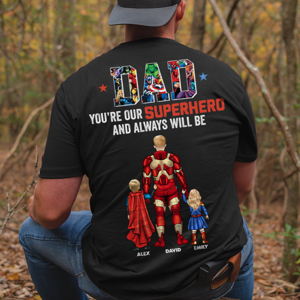 Gift For Father's Day Personalized Family Dad Papa Shirt 062NAHN040523TM - Shirts - GoDuckee