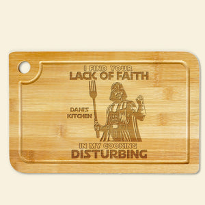 Personalized Gifts For Chefs, Cooking Lovers Cutting Board 02hutn200724 Funny Man Cooking In The Kitchen - Boards - GoDuckee