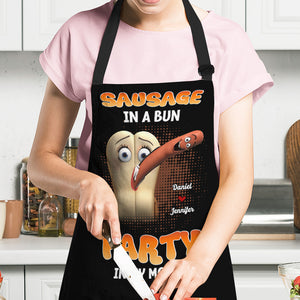 Personalized Gifts For Wife Aprons Party In My Mouth - Aprons - GoDuckee
