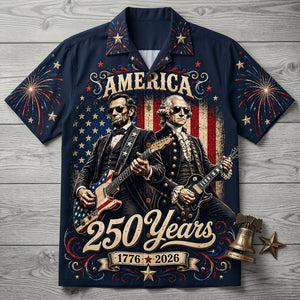 Celebrating 250 Years Of Freedom Hawaiian Shirt - Personalized Gifts For Patriots 01NATN290526 - Hawaiian Shirts - GoDuckee