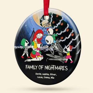 Family - Horror Midnight 05QHDT021123 Personalized Ornament, Gifts For Family - Ornament - GoDuckee