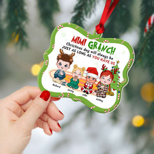 Christmas Day Will Always Be, Gift For Family, Personalized Acrylic Ornament, Kids Ornament, Christmas Gift 01HTHN161023HH - Ornament - GoDuckee