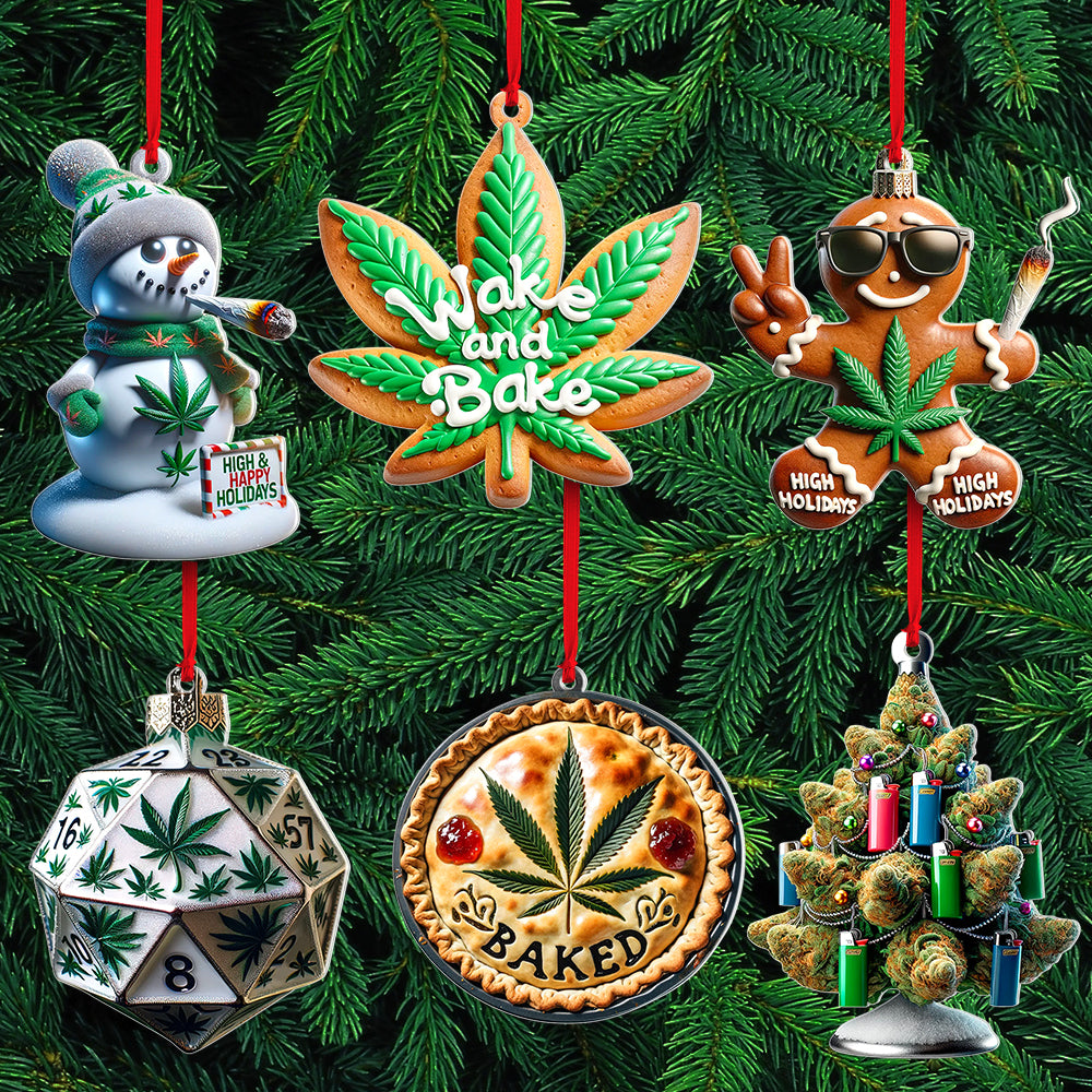 Personalized Gifts For Weed Lovers Ornament 02toqn251124 - Ornament - GoDuckee