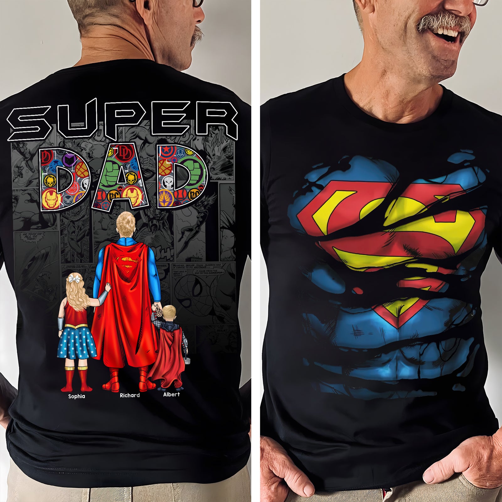 Personalized Gifts For Dad Shirt 08qhqn200524pa Father's Day - 2D Shirts - GoDuckee